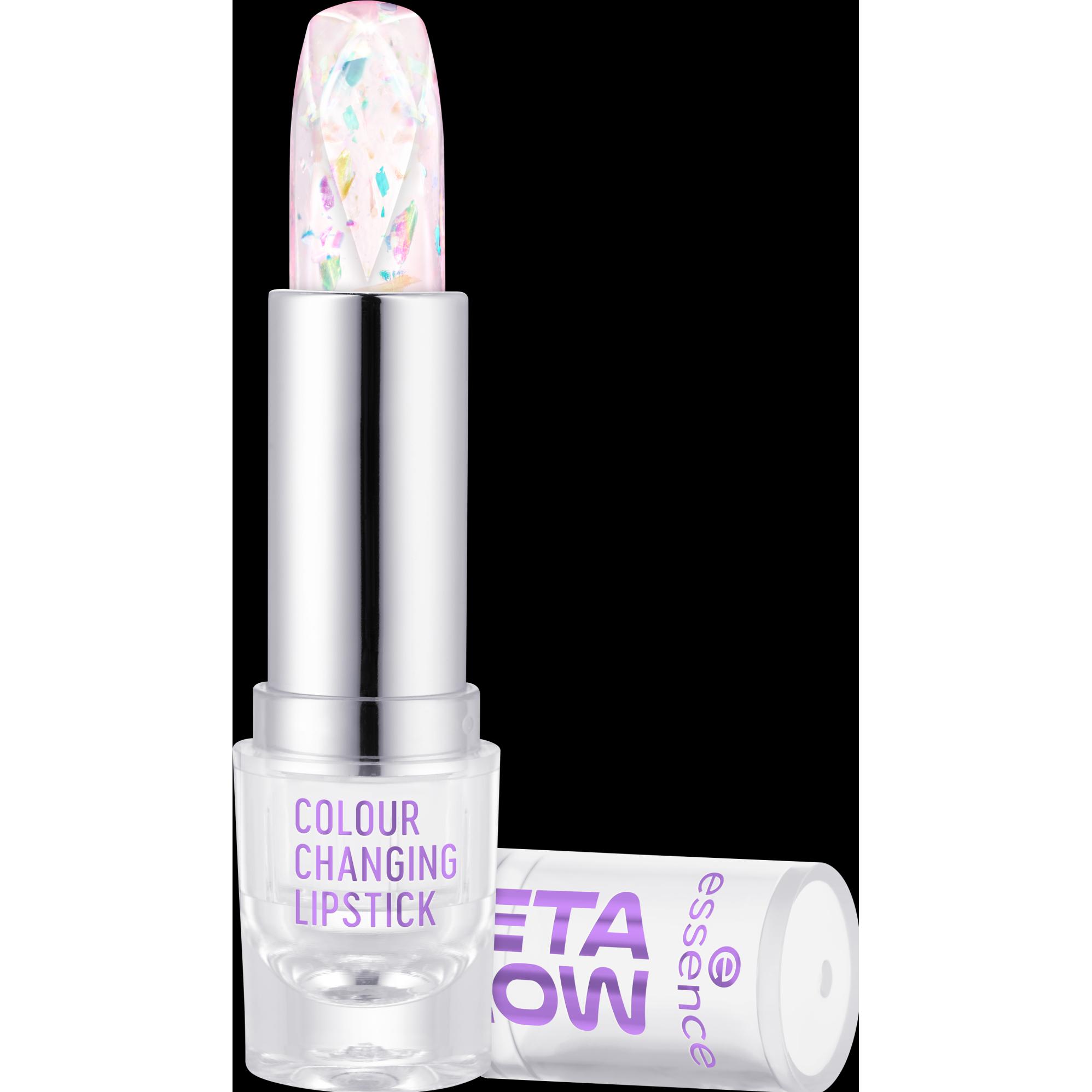 essence, Lippenstift + Lipgloss, Meta Glow Colour Changing Lipstick (Rosa)