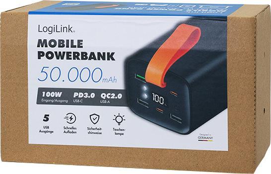 Actual product image LogiLink PA0351 (50000 mAh, 100 W, 100 Wh)