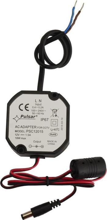 Produktbild Pulsar PSC12015 - Stromversorgung - Indoor - Schwarz - IP67 - CE - 18 W