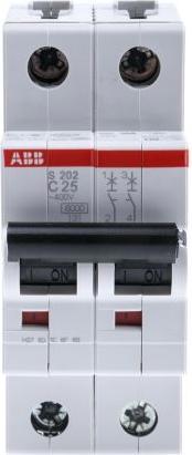 Image du produit ABB 25A MCB 2 Pole Type C