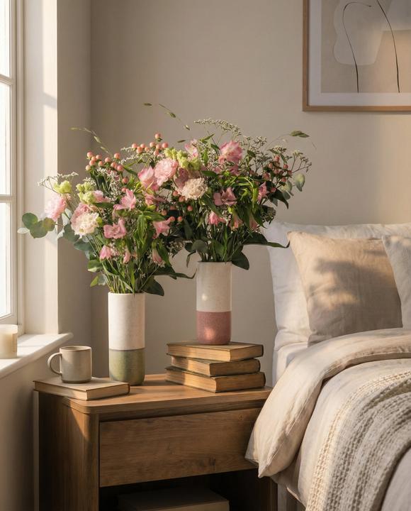 Image du produit feey Ballerine Avec Vase (Rose) (Fleurs coupées, 13x)