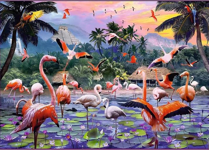 Immagine prodotto Ravensburger Fenicotteri rosa (1000 pezzi)