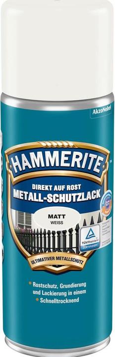 Actual product image Hammerite Metal protective lacquer matt white (400 ml, White (matt))