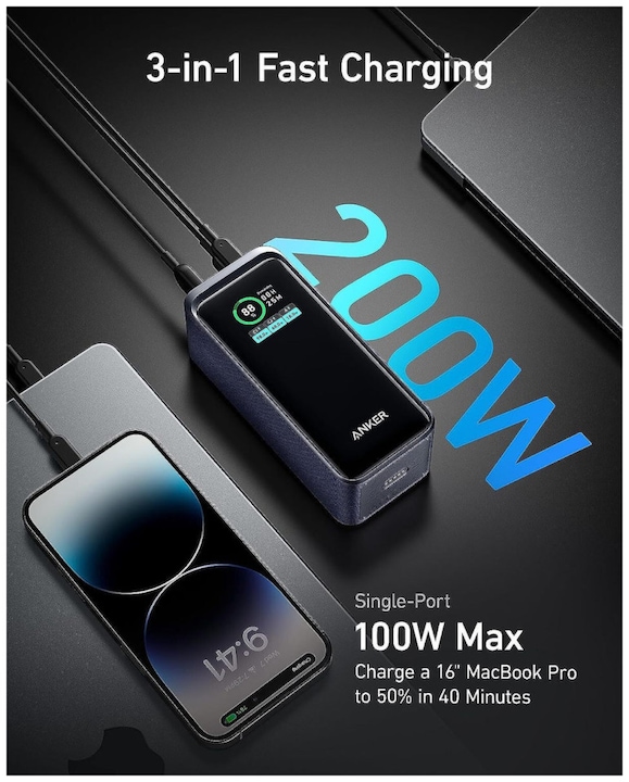Produktbild Anker Prime (20000 mAh, 200 W, 72 Wh)