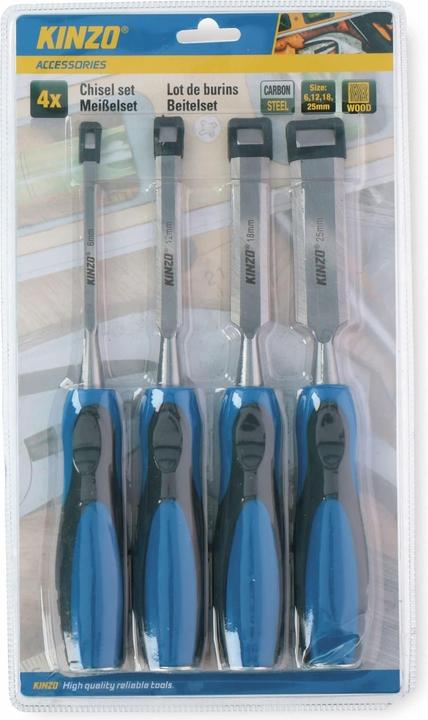 Produktbild Kinzo Chisel set 4pcs ST (6 mm)