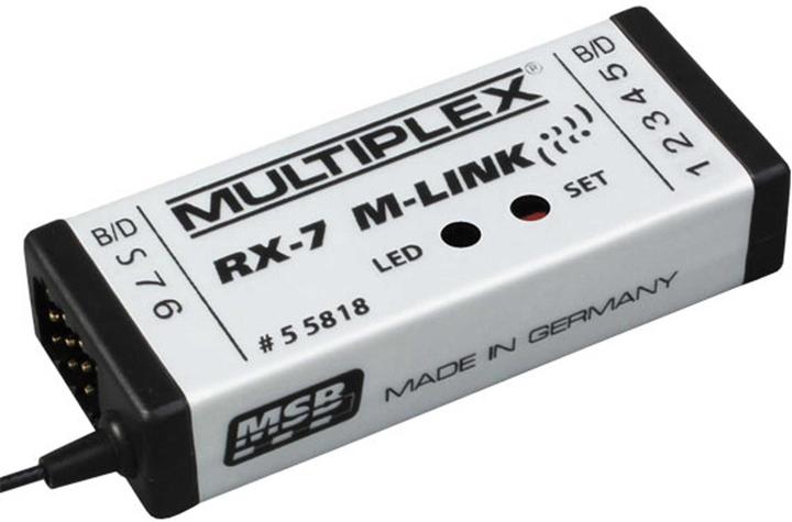 Actual product image Multiplex 7-channel receiver RX-7 2.4 GHz