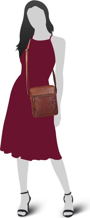 Produktbild Spikes & Sparrow Umhängetasche echt Leder Herren, Damen