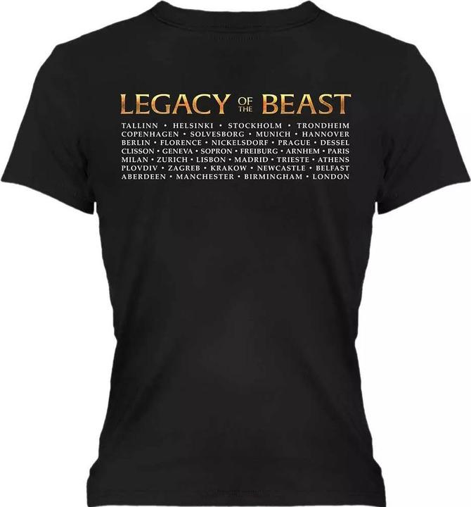 Actual product image Iron Maiden Legacy Of The Beast Tour TShirt (S)
