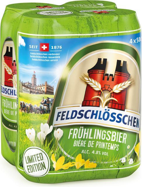 Produktbild Feldschlösschen Frühlingsbier (4 x 50 cl)