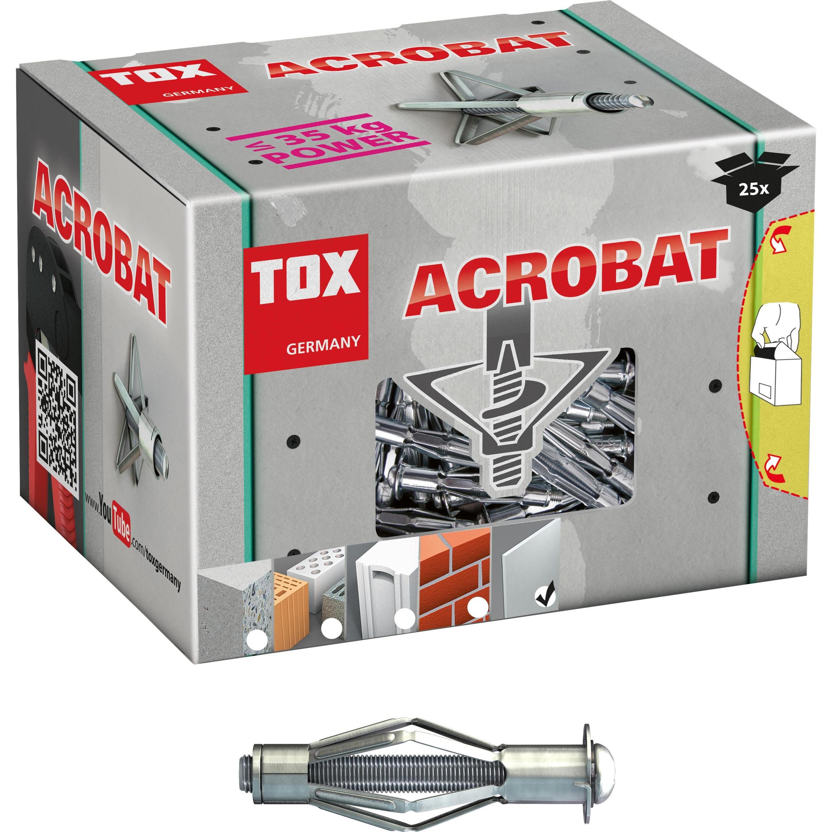 Thumbnail - Tox, Dübel, Metall-Hohlraumdübel Acrobat M5x37 mm Kleinpack (25 Stk.)