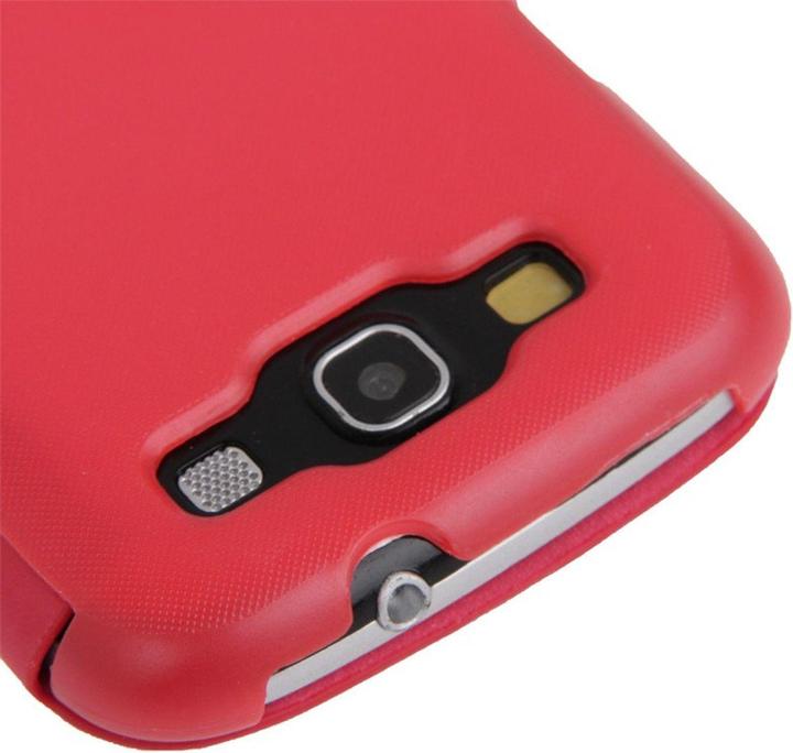 Produktbild König Design Handyhülle Tasche für Samsung Galaxy S3 i9300 / i9305 / S3 NEO i9301 rot gebürstet (Samsung Galaxy S3 i9300, Samsung Galaxy S3 LTE i9305)