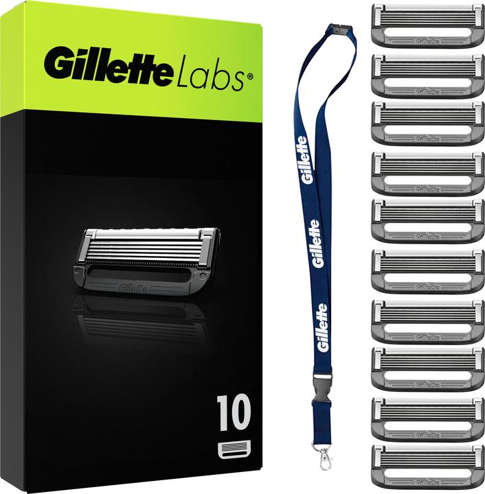 Actual product image Gillette Labs Systemklingen 10er + Schlüsselanhänger Online Versandvariante