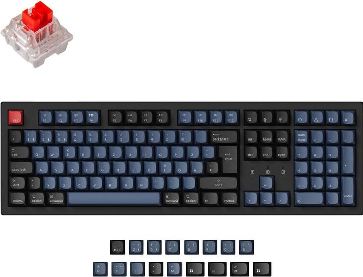 Actual product image Keychron K10 Pro (Eng. Int., Wireless, Cable)