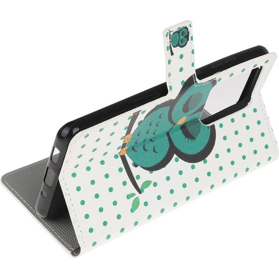 Thumbnail - Cover-Discount Galaxy Note 20 Ultra - Leder Hülle Eule (Samsung Galaxy Note 20 Ultra), Smartphone Hülle