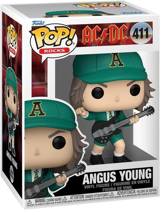 Funko AC/DC POP! Rocks Vinyl Figur Angus Young(Green) 9 cm - Galaxus