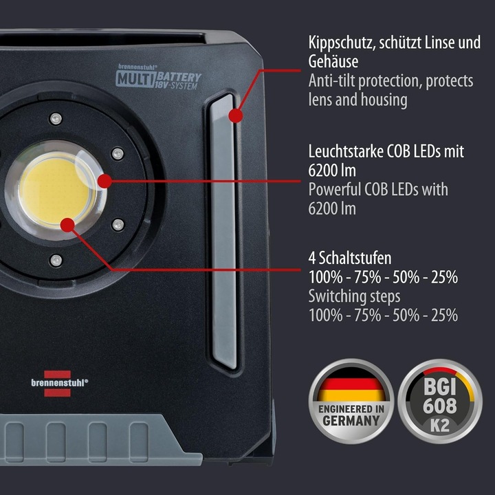 Produktbild Brennenstuhl LED Hybrid Strahler (6200 lm)