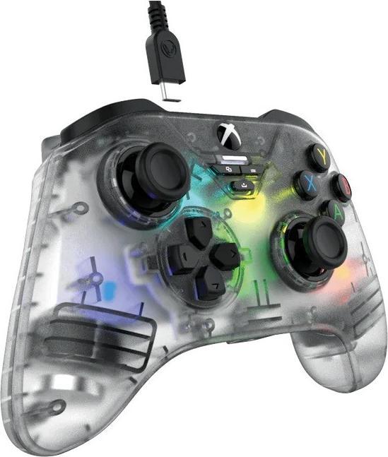 Actual product image Snakebyte XB Controller GamePad RGB X transparent incl. reverb effect and 1 month Gamepass (PC, Xbox Series S, Xbox Series X, Xbox One S)