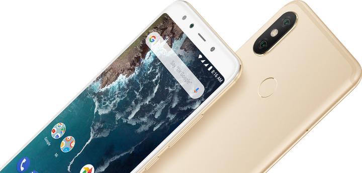 Produktbild Xiaomi Mi A2 (64 GB, Gold, 5.99", Dual SIM, 4G)