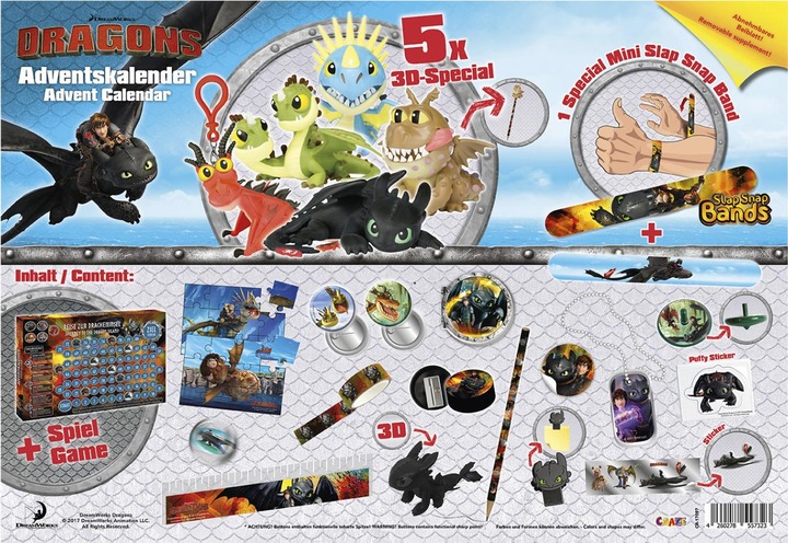 Produktbild Craze Adventskalender Dragons