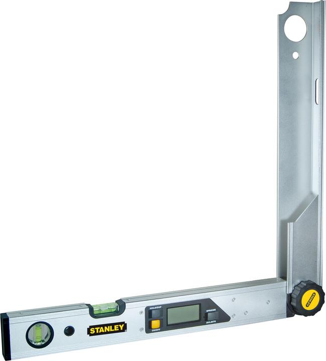 Produktbild Stanley Digitaler Winkelmesser, Wasserwaage (40 cm Schenkellänge, 0°-225° Messbereich, LCD-Anzeige)