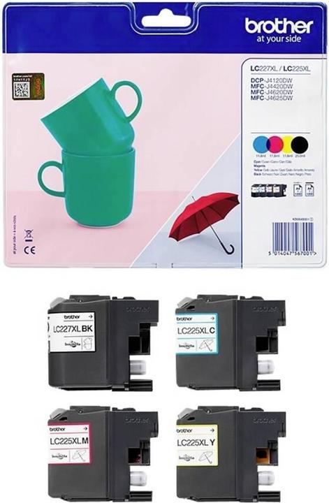 Actual product image Brother LC-227XLVALBP Value Pack (M, C, Y, FC)