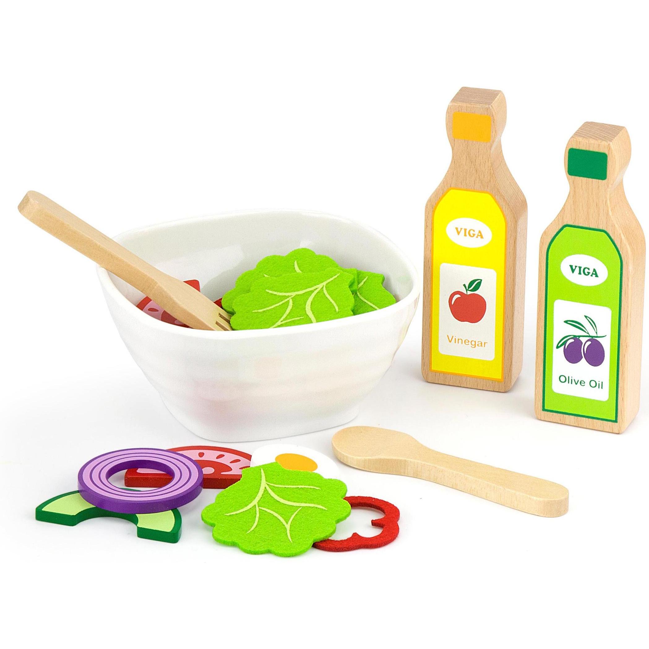 Viga Toys Spiel-Lebensmittel Salat-Set (908561)
