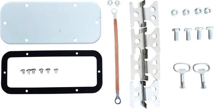 Produktbild Tru Components TC-S504020 Schaltschrank 400 x 500 x 200 Stahlblech Lichtgrau 1 S