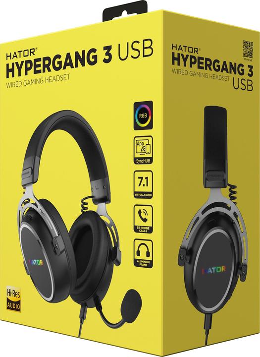 Actual product image Hator Hypergang 3 USB (Cable)