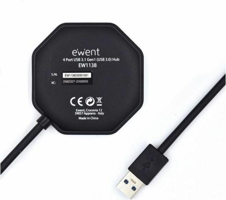 Productafbeelding Ewent EW1138 (USB-A, 4 ports)