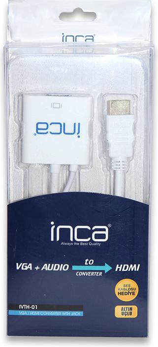 Actual product image Inca Adapter IVTH-01 VGA to HDMI (+USB and audio cable) (HDMI, USB, VGA)
