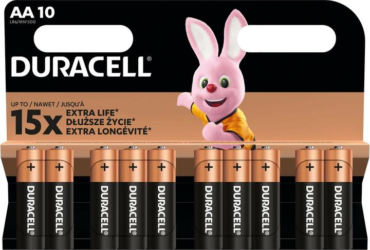 Produktbild Duracell Batteries AA 10vnt (10 Stk., AA)
