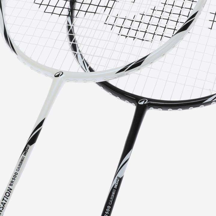 Produktbild Perfly Badmintonschläger Set Erwachsene - BR Sensation 500 schwarz/weiss