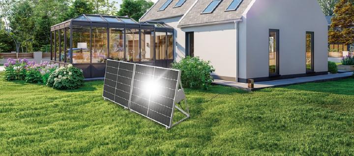 Actual product image Schwaiger Balcony power station + inverter (600 W, 1.46 kg)