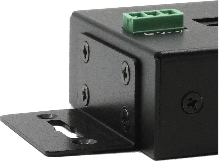 Produktbild Exsys 7 Port USB 3.2 Gen 1 HUB Metall-Gehäuse, inkl. USB 3.0 Kabel, Din-Rail und Wandm (USB-B, 7 Ports)