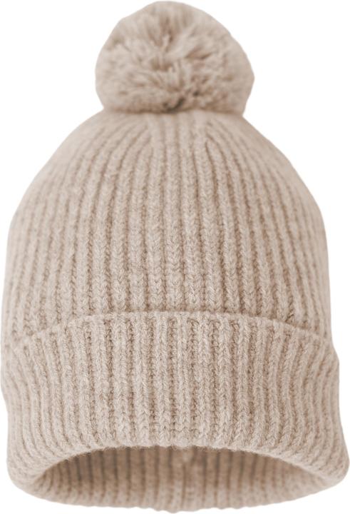 Actual product image Lodger Winter Hat Merino Wool Beige 3-6 Mt. (62/68)