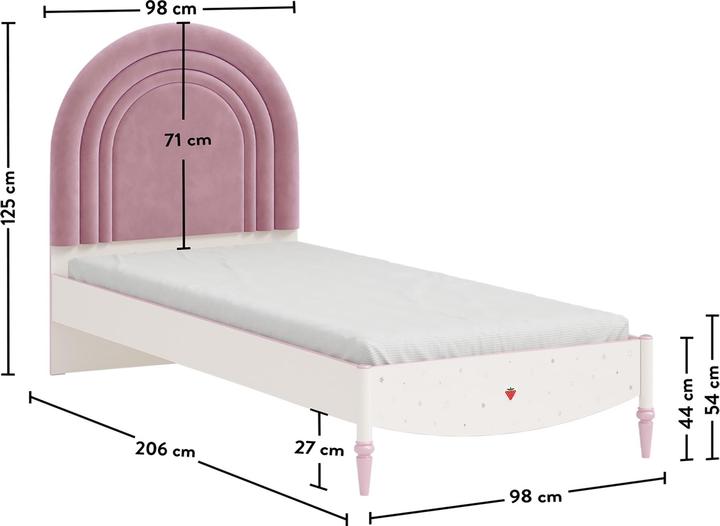 Produktbild Cilek Bett Princess 90x200cm (90 x 200 cm)