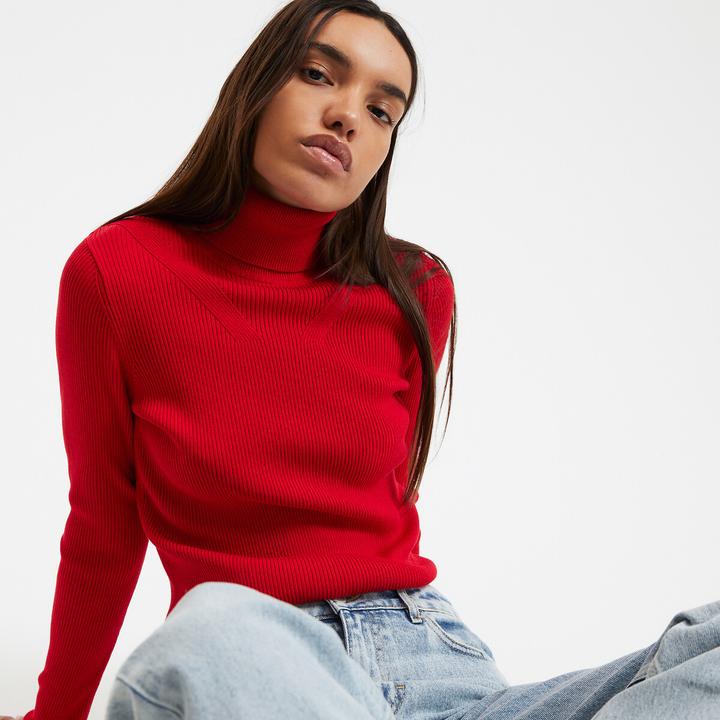 Immagine prodotto La Redoute Collections Rollkragenpullover aus Feinstrick (XS)