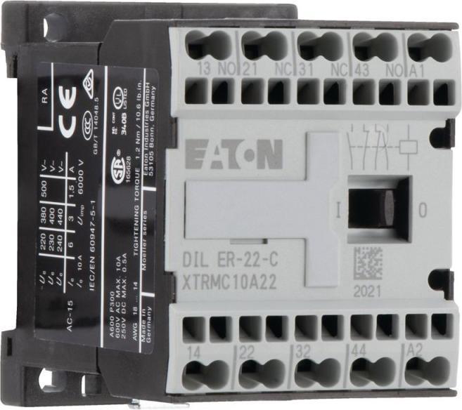 Actual product image Eaton Auxiliary contactor, 230 V 50 Hz, 240 V 60 Hz, S 230176