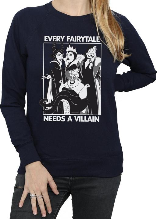 Immagine prodotto Disney Princess Felpa Donna/Ladies Ogni favola ha bisogno di un cattivo (XL)