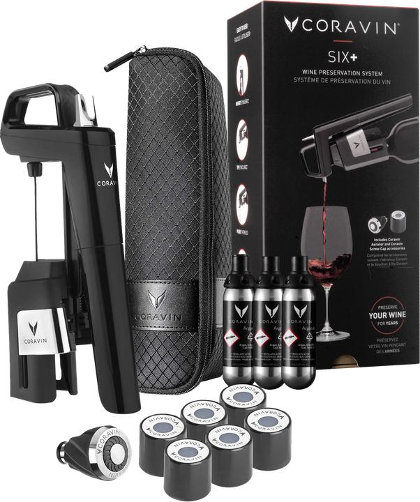 Image du produit Coravin Vin by-the-Glass Système Six + PIANO BLACK (Verseur de vin)