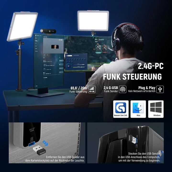 Actual product image Neewer GL1 Pro (Video light)
