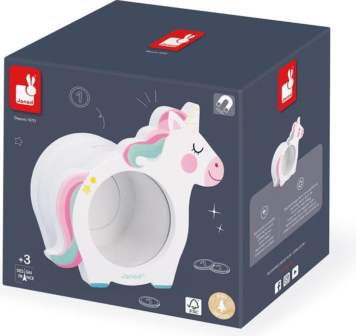 Produktbild Janod Einhorn Spardose (12 x 17.5 cm)