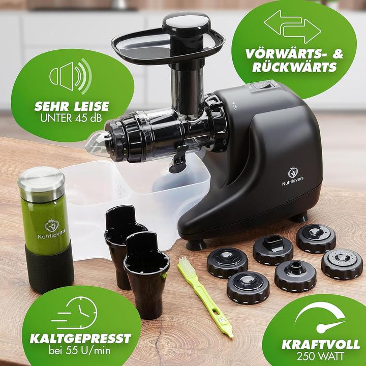 Immagine prodotto Nutrilovers Slow Juicer Entsafter mit Keramik Pressschnecke
