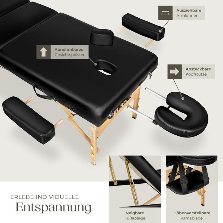 Actual product image tectake Massage table Somwang