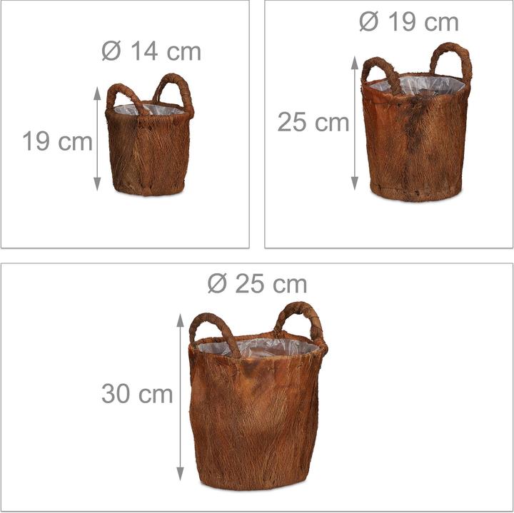 Produktbild Relaxdays Pflanzkorb (25 x 30 cm)