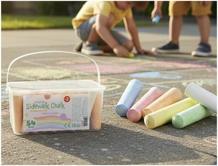 Actual product image Champ Jumbo Road Chalk, 54 pieces (54x)