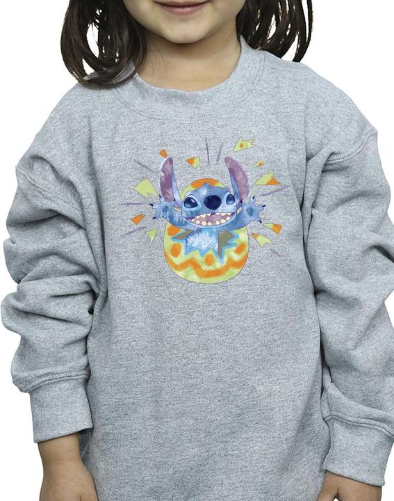 Actual product image Disney Girls Lilo & Stitch Cracking Egg Sweatshirt (152, 158)