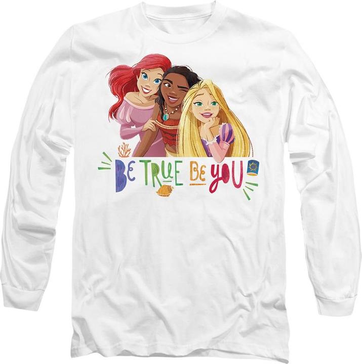 Immagine prodotto Disney Princess Be True, Be You Maglietta Ariel Moana Rapunzel Adulto Unisex (XXL)