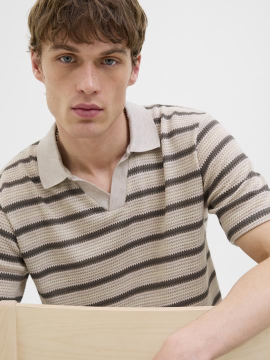 Image du produit Jack & Jones Gestreift Fly-Away Kragen Poloshirt Poloshirt (XXL)