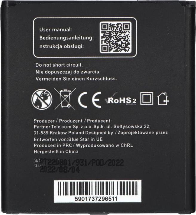Actual product image NoName Battery Blue Star BLUE STAR PREMIUM battery for SAMSUNG Grand Prime G530 / J3 2016 / J5 2800 mAh
